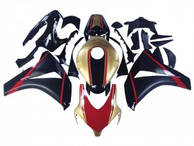 Mejores Carenados Moto Honda CBR1000RR 2008-2011 - Oro Rojo Negro Brillante