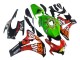 Mejores Carenados Moto Honda CBR1000RR 2008-2011 - Verde Naranja Negro Brillante Rossi Michelin 46