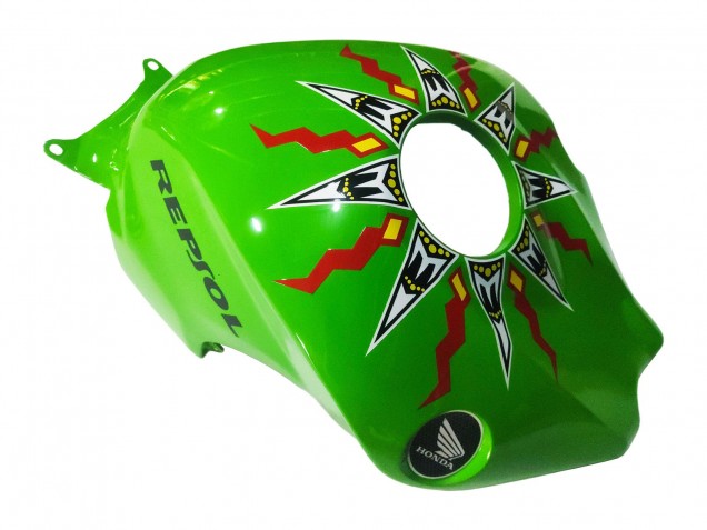 Mejores Carenados Moto Honda CBR1000RR 2008-2011 - Verde Naranja Negro Brillante Rossi Michelin 46