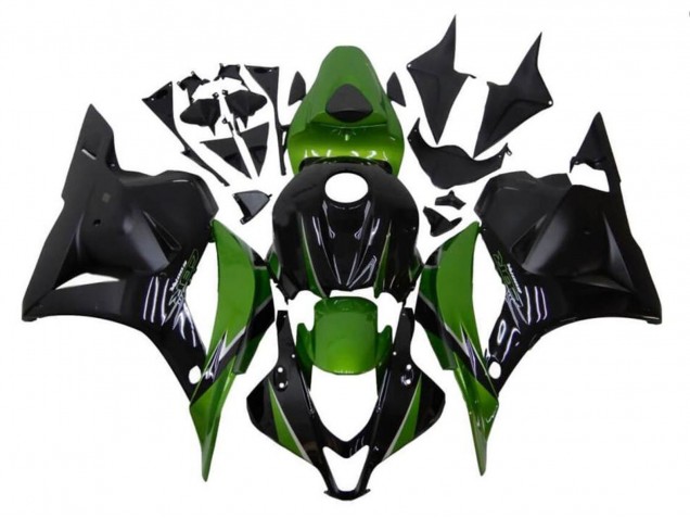 Mejores Carenados Moto Honda CBR600RR 2009-2012 - Negro Verde