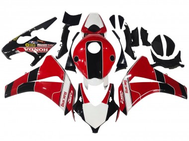 Mejores Carenados Moto Honda CBR1000RR 2008-2011 - Rojo Blanco Negro Brillante Carrera