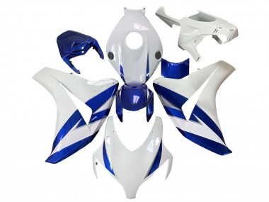 Mejores Carenados Moto Honda CBR1000RR 2008-2011 - Blanco Azul