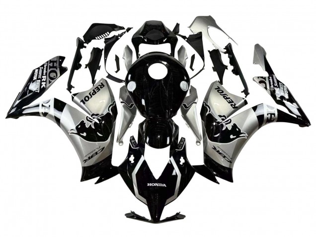 Mejores Carenados Moto Honda CBR1000RR 2012-2016 - Plata Negro Brillante Repsol Rojo Bull