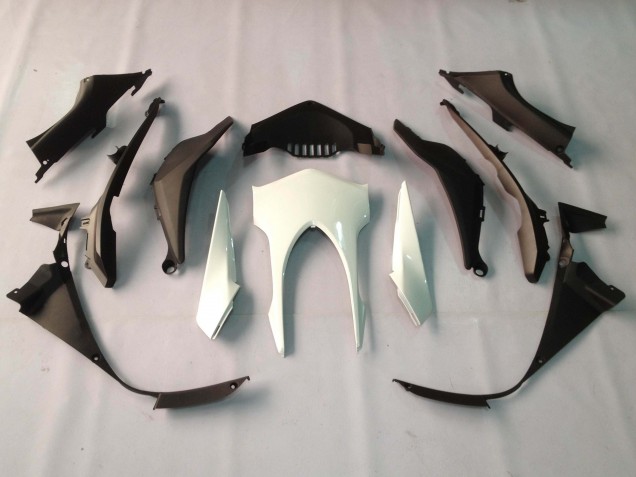 Mejores Carenados Moto Honda CBR1000RR 2012-2016 - Blanco Negro Brillante Rizoma Playboy