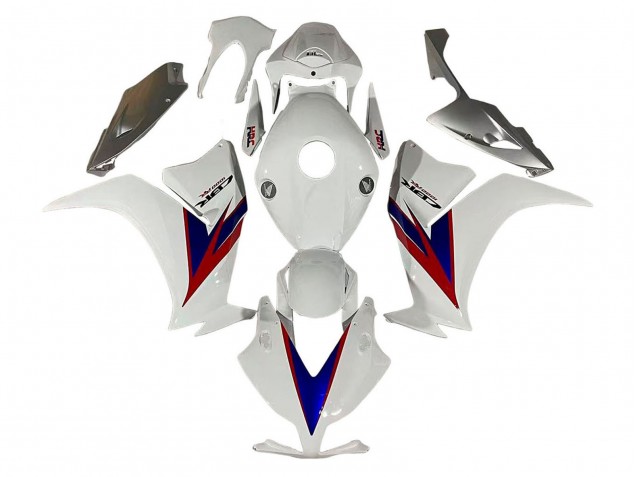 Mejores Carenados Moto Honda CBR1000RR 2012-2016 - Blanco Rojo Azul HRC