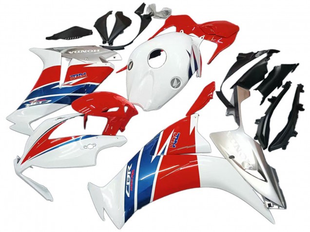 Mejores Carenados Moto Honda CBR1000RR 2012-2016 - Blanco Plata Azul Rojo