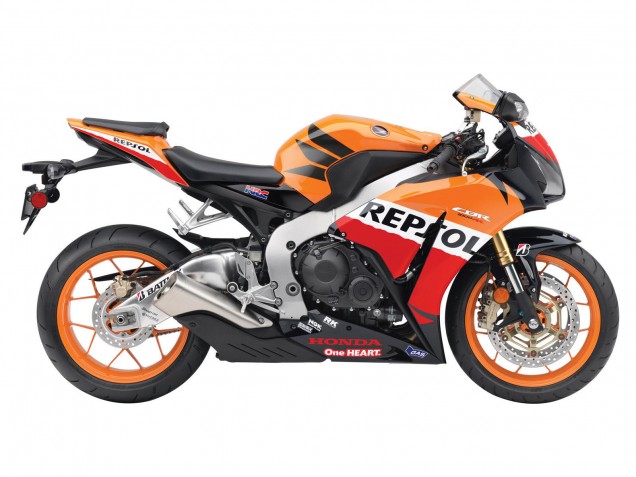 Mejores Carenados Moto Honda CBR1000RR 2012-2016 - Naranja Blanco Rojo Repsol