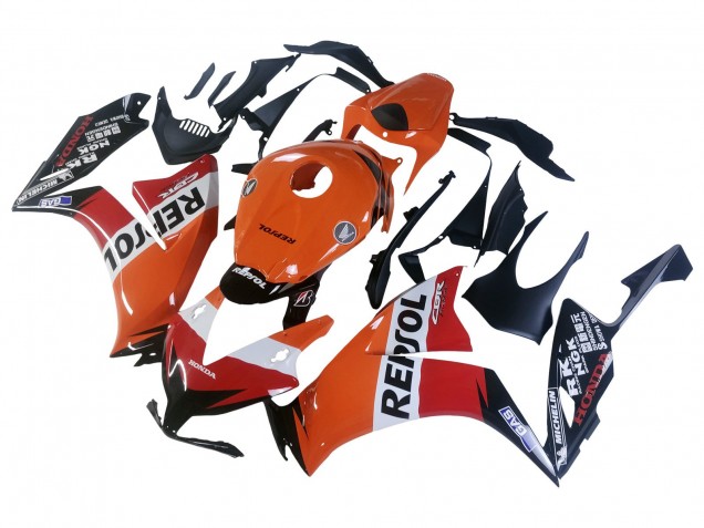 Mejores Carenados Moto Honda CBR1000RR 2012-2016 - Naranja Blanco Rojo Repsol