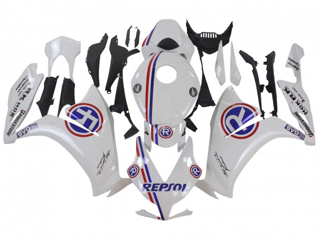 Mejores Carenados Moto Honda CBR1000RR 2012-2016 - Blanco Azul Rojo Repsol