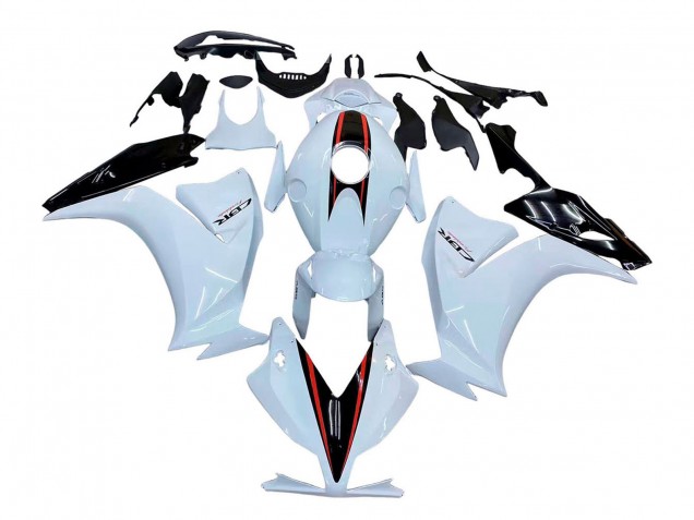 Mejores Carenados Moto Honda CBR1000RR 2012-2016 - Blanco Negro Brillante