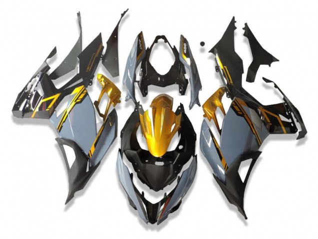 Mejores Carenados Moto Kawasaki EX400 2018-2024 - Oro Nardo Gris Negro