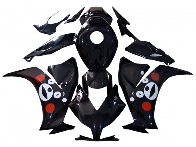 Mejores Carenados Moto Honda CBR1000RR 2012-2016 - Negro Brillante Oso