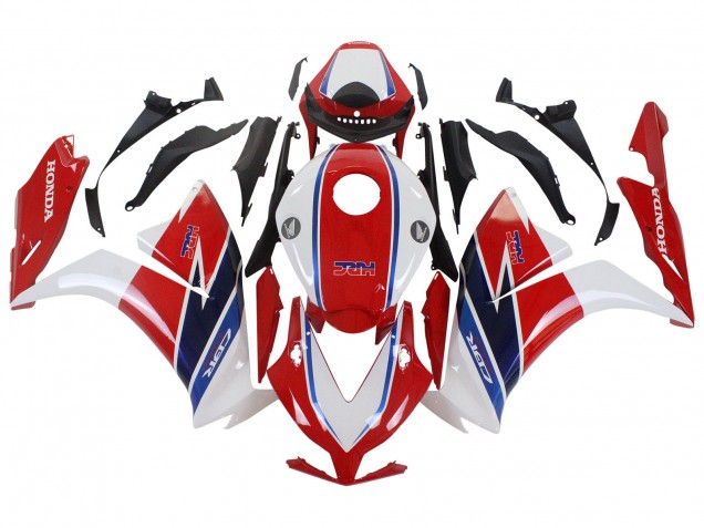 Mejores Kits Carenado Moto Honda CBR1000RR 2012-2016 - Blanco Rojo Azul