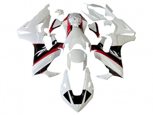 Mejores Carenado Moto Honda CBR1000RR 2017-2023 - Blanco Rojo Negro