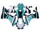 Mejores Carenados Moto Honda CBR1000RR 2017-2023 - Blanco Azul Claro Negro Brillante