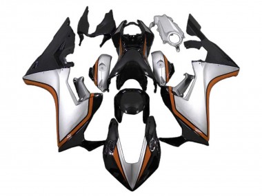 Mejores Carenados Moto Honda CBR1000RR 2017-2023 - Plata Naranja Negro Brillante