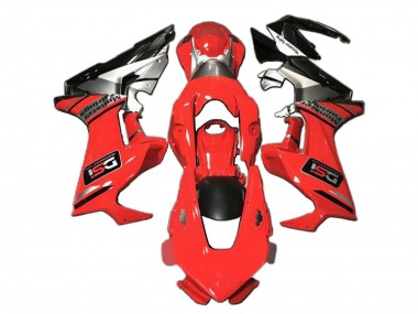 Mejores Carenados Moto Honda CBR1000RR 2017-2023 - Rojo Blanco Plata Negro Brillante DSI