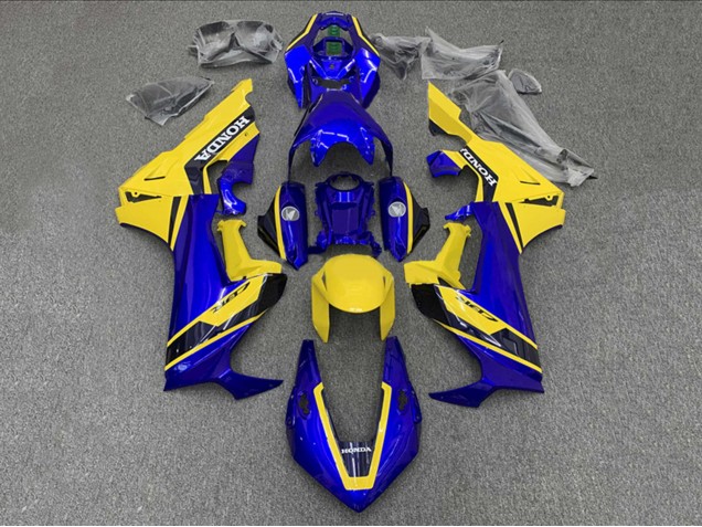 Mejores Carenados Moto Honda CBR1000RR 2017-2023 - Amarillo Azul