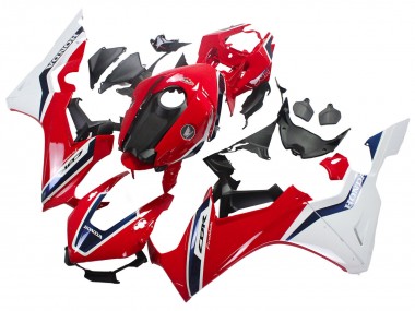 Mejores Carenados Moto Honda CBR1000RR 2017-2023 - Blanco Rojo Azul Oscuro Fireblade