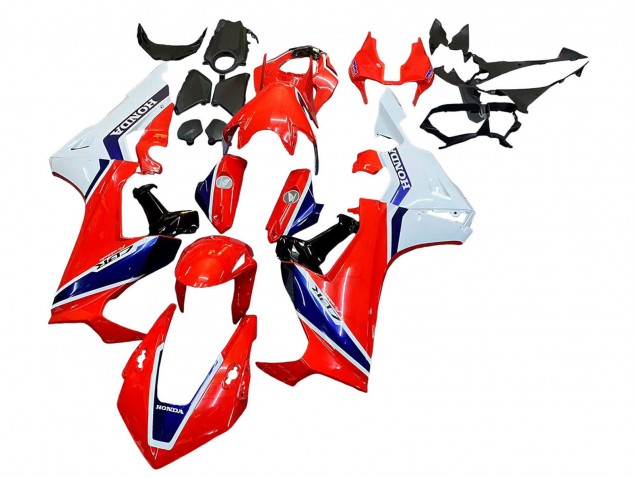 Mejores Kits Carenado Moto Honda CBR1000RR 2017-2023 - Blanco Rojo Azul