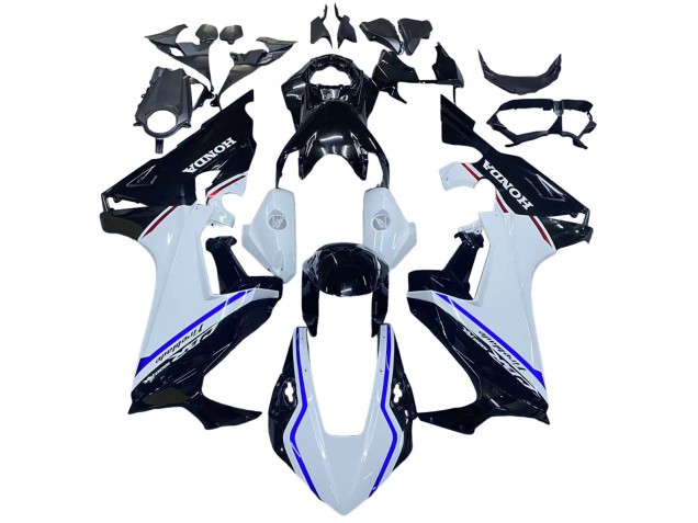 Mejores Kits Carenado Moto Honda CBR1000RR 2017-2023 - Blanco Azul Negro Brillante
