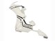Mejores Carenados Moto Honda CBR1000RR 2017-2023 - Blanco Negro Raya Fireblade