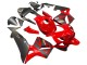 Mejores Carenados Moto Honda CBR600RR 2003-2004 - Rojo Negro Mate Carrera