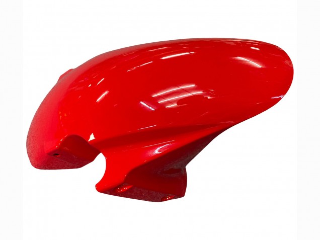Mejores Carenados Moto Honda CBR600RR 2003-2004 - Rojo Negro Mate Carrera