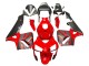 Mejores Carenados Moto Honda CBR600RR 2003-2004 - Rojo Negro Mate Carrera