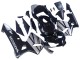 Mejores Carenados Moto Honda CBR600RR 2003-2004 - Plata Negro Brillante