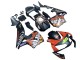 Mejores Carenados Moto Honda CBR600RR 2003-2004 - Negro Mate Naranja Repsol Rossi 46