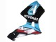 Mejores Carenados Moto Honda CBR600RR 2003-2004 - Azul Claro Rojo Negro Brillante Dunlop
