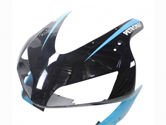 Mejores Carenados Moto Honda CBR600RR 2003-2004 - Azul Claro Rojo Negro Brillante Dunlop