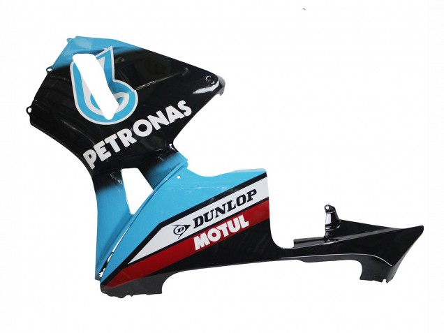 Mejores Carenados Moto Honda CBR600RR 2003-2004 - Azul Claro Rojo Negro Brillante Dunlop