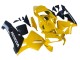 Mejores Carenados Moto Honda CBR600RR 2003-2004 - Amarillo Negro Brillante
