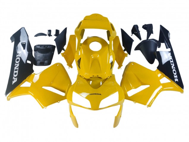 Mejores Carenados Moto Honda CBR600RR 2003-2004 - Amarillo Negro Brillante