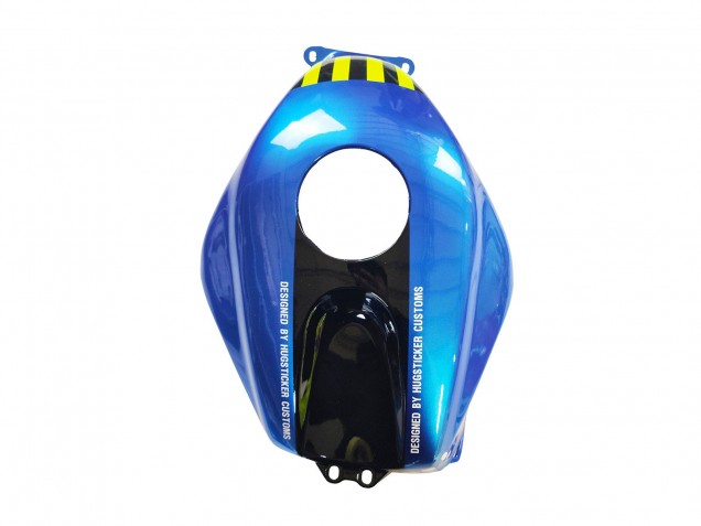 Mejores Carenados Moto Honda CBR600RR 2003-2004 - Azul Neon Amarillo Negro Brillante Tiburón