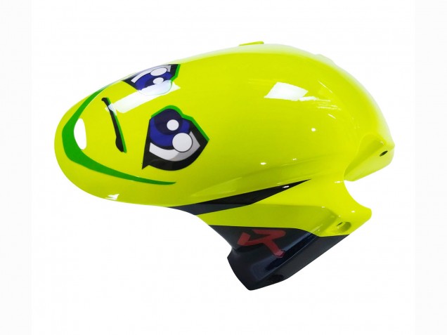 Mejores Carenados Moto Honda CBR600RR 2003-2004 - Azul Neon Amarillo Negro Brillante Tiburón