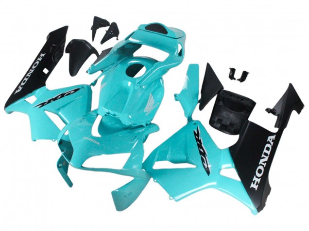 Mejores Carenados Moto Honda CBR600RR 2003-2004 - Azul Claro Negro