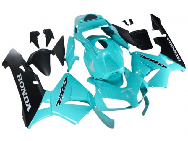 Mejores Carenados Moto Honda CBR600RR 2003-2004 - Azul Claro Negro