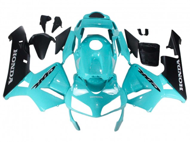 Mejores Carenados Moto Honda CBR600RR 2003-2004 - Azul Claro Negro