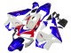Mejores Carenados Moto Honda CBR600RR 2003-2004 - Blanco Azul Rojo HRC