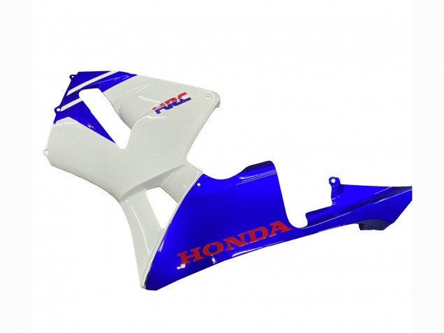 Mejores Carenados Moto Honda CBR600RR 2003-2004 - Blanco Azul Rojo HRC