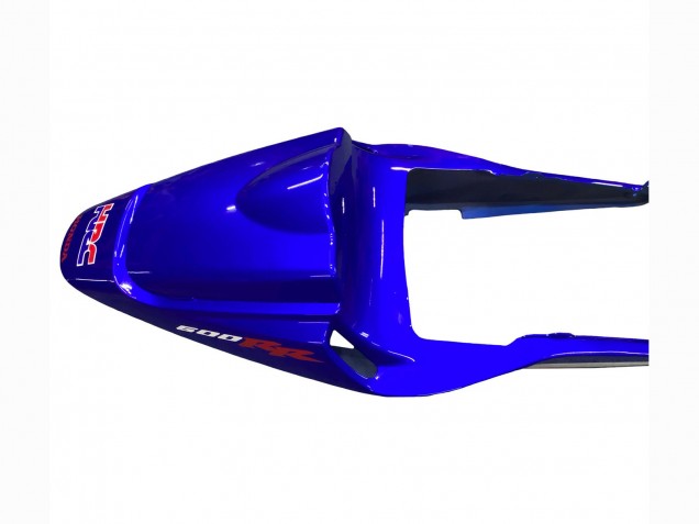Mejores Carenados Moto Honda CBR600RR 2003-2004 - Blanco Azul Rojo HRC