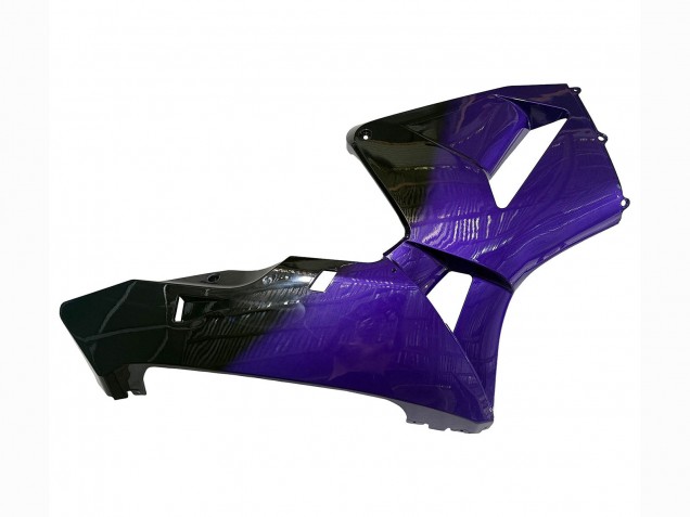 Mejores Carenados Moto Honda CBR600RR 2003-2004 - Púrpura Negro Falsificado FibraCarbono