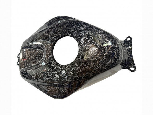 Mejores Carenados Moto Honda CBR600RR 2003-2004 - Púrpura Negro Falsificado FibraCarbono