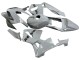 Mejores Carenados Moto Honda CBR600RR 2003-2004 - Plata Negro Repsol