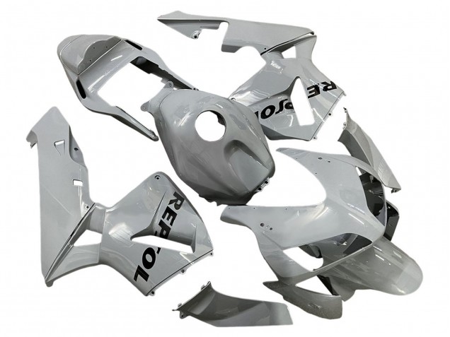 Mejores Carenados Moto Honda CBR600RR 2003-2004 - Plata Negro Repsol