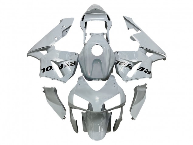 Mejores Carenados Moto Honda CBR600RR 2003-2004 - Plata Negro Repsol