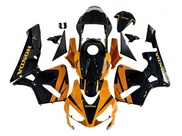 Mejores Kits Carenados Moto Honda CBR600RR 2003-2004 - Naranja Blanco Rojo Negro Brillante Repsol